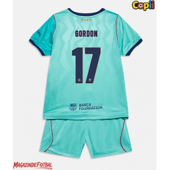 Barcelona Anthony Gordon #17 Echipament de Fotbal Replică 2026-27 Copii Treilea (+ Șorturi)